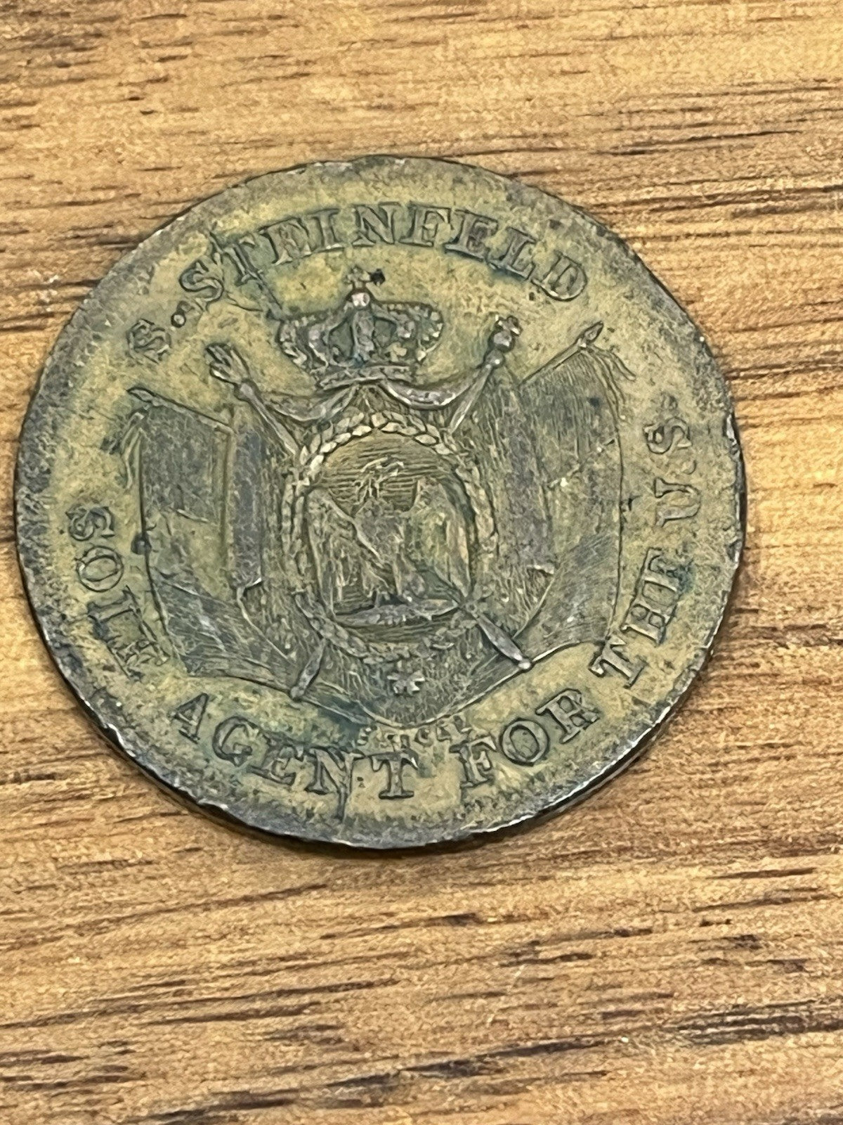 1863 NY S.Steinfeld 630Bu-3a Civil War Token RARE - LCC-12979