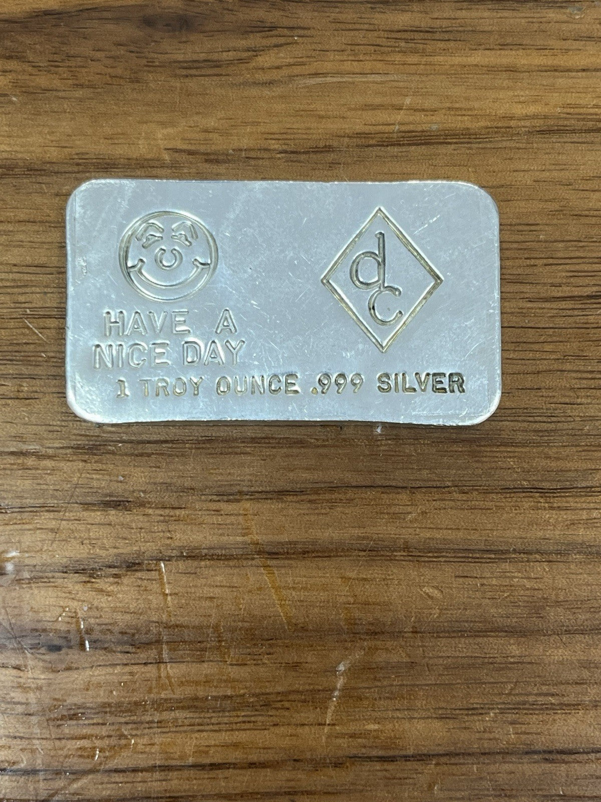 SUPER RARE Vintage Deak‑Perera / Deak & Co 1 oz .999 Fine Silver Bar Have A Nice