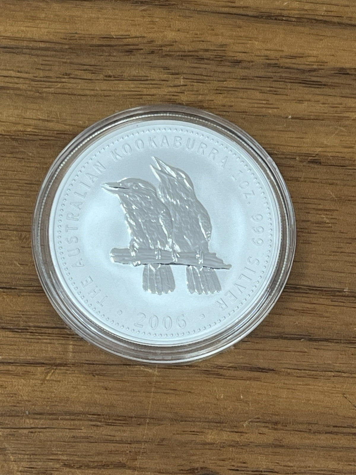 2006 Australia Perth Mint Kookaburra BU 1 oz .999 Fine Silver Coin KEY DATE!