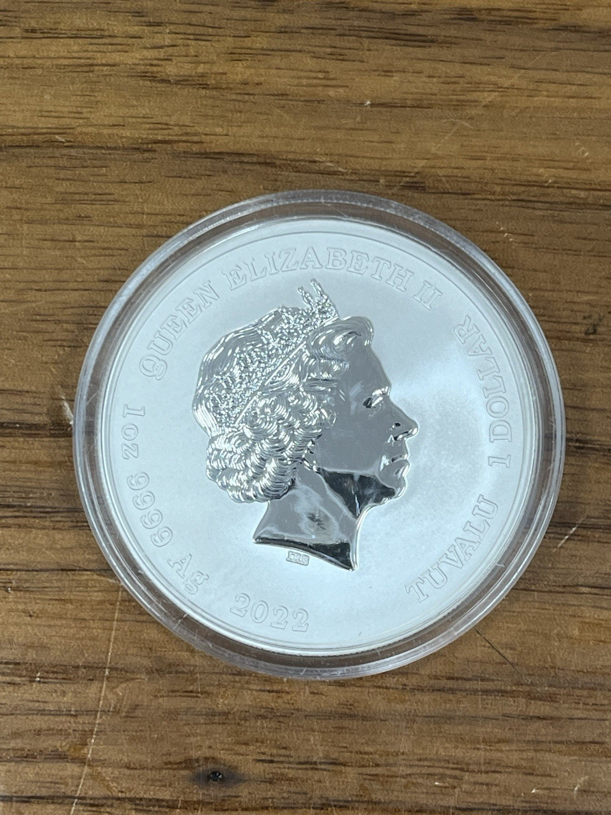 2022 Tuvalu $1 Chun-Li (Colorized) Elizabeth II 1 oz 9999 Fine Silver in Capsule