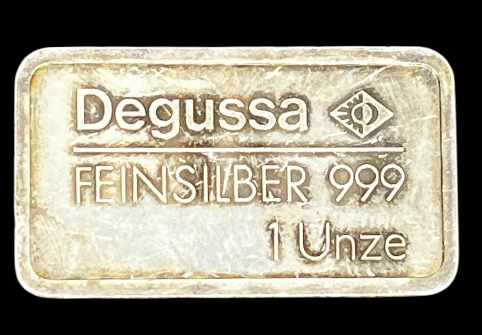 Vintage Degussa Mercedes 190 E Car Series Silver Bar - 1 oz .999 Silver