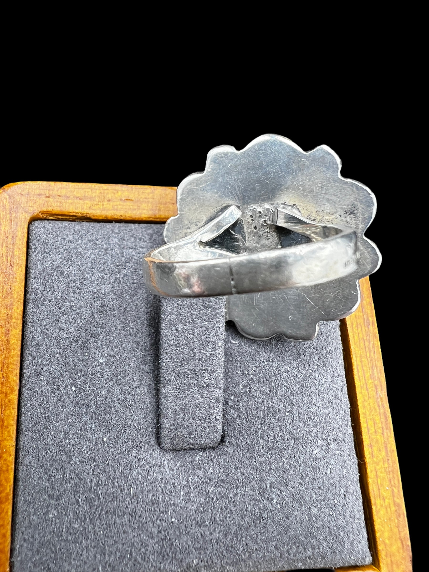 Old Pawn Sterling Silver | Daisy Flower Ring | Size 5.5