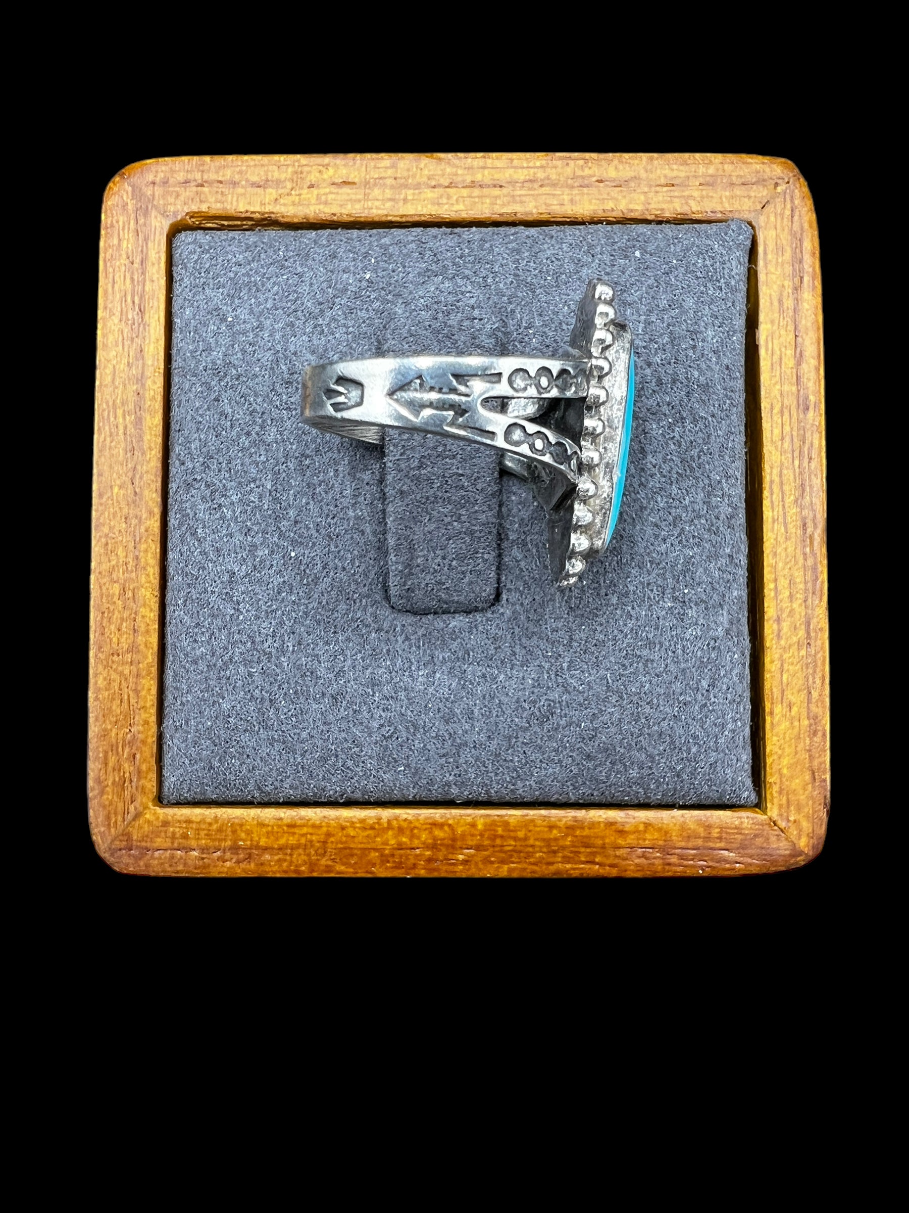 Women’s Vintage Sterling & Turquoise Ring | Size 4.5