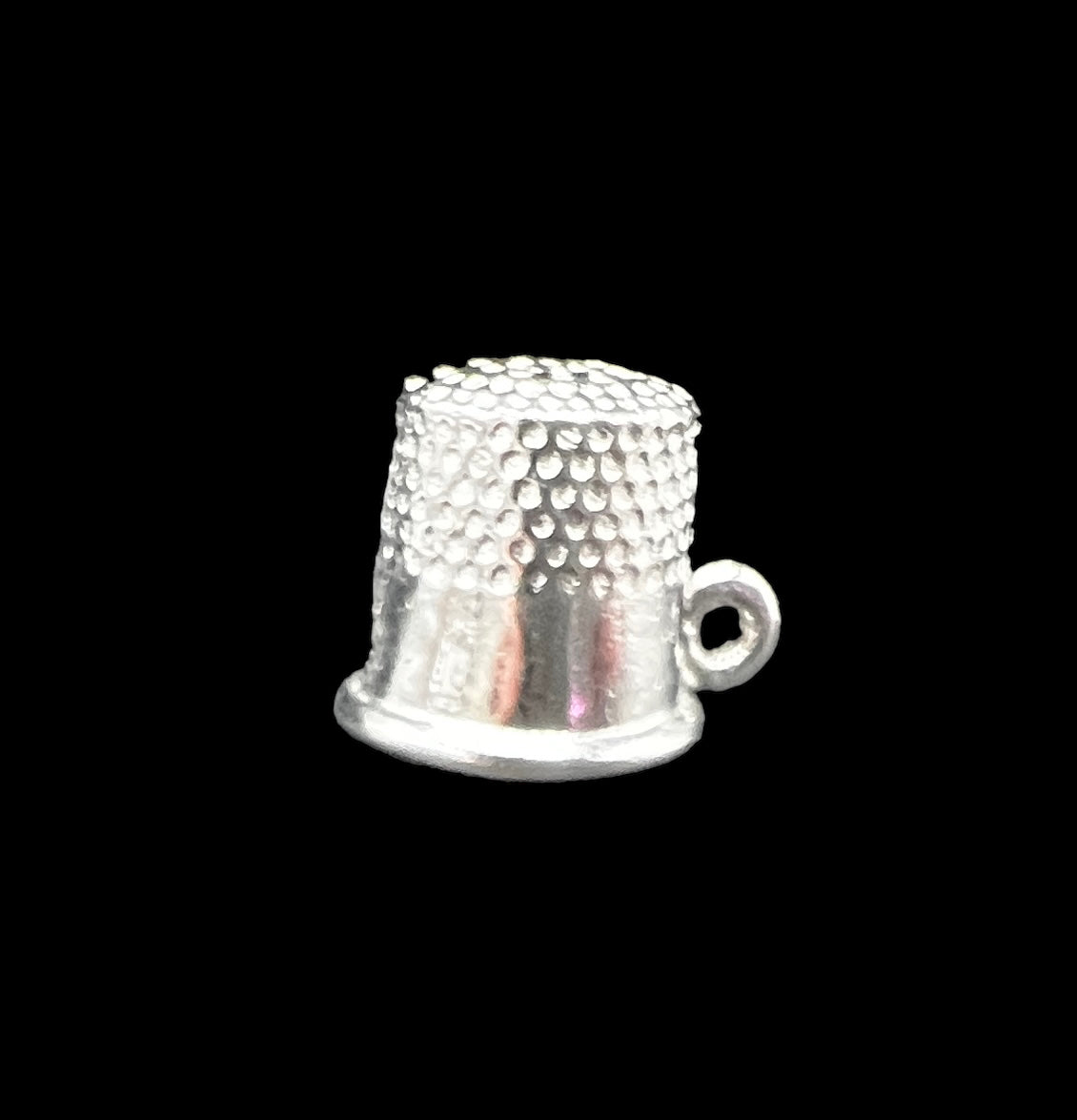 Vintage Sterling Silver Thimble Charm