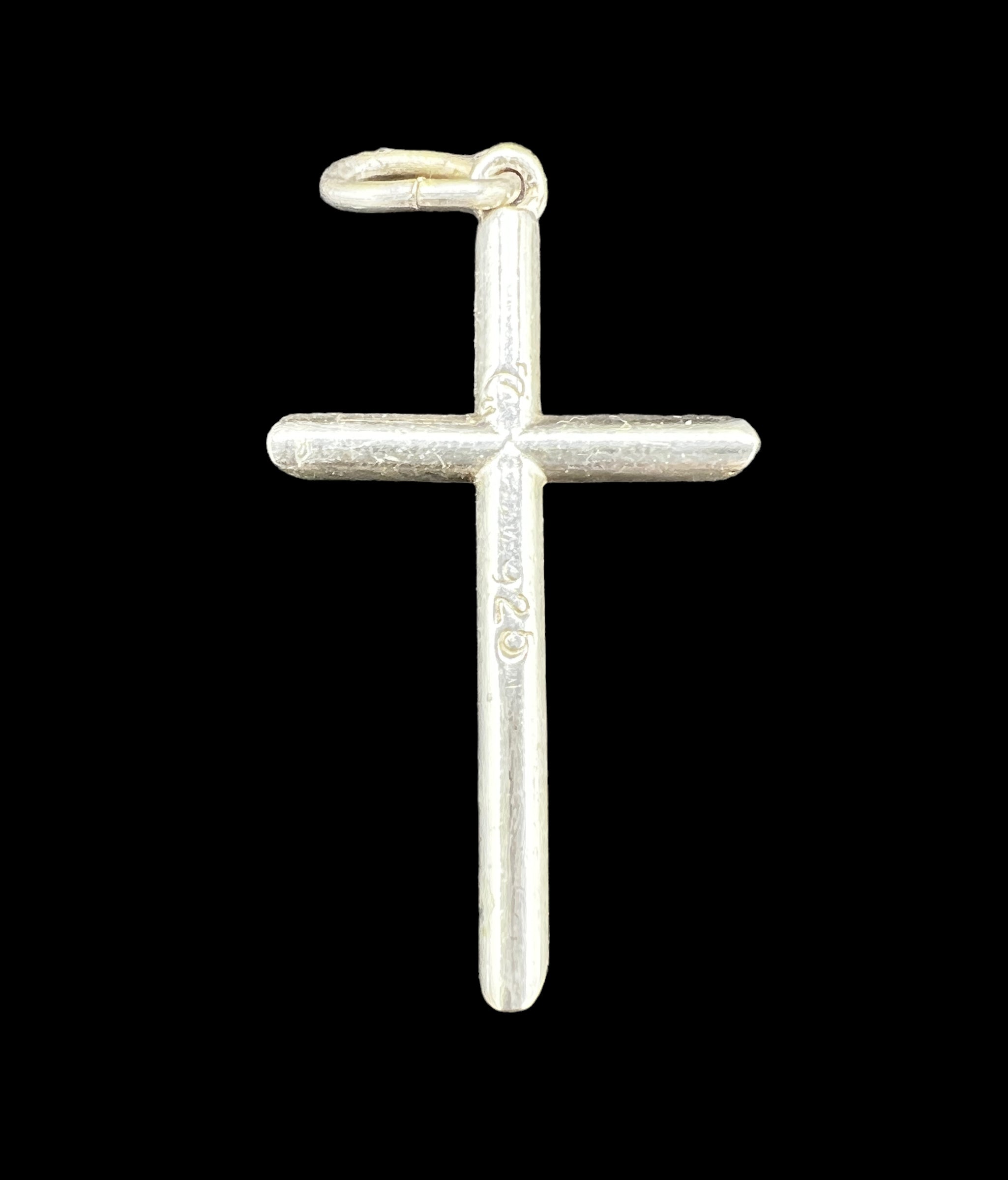 Vintage Sterling Silver Cross Charm