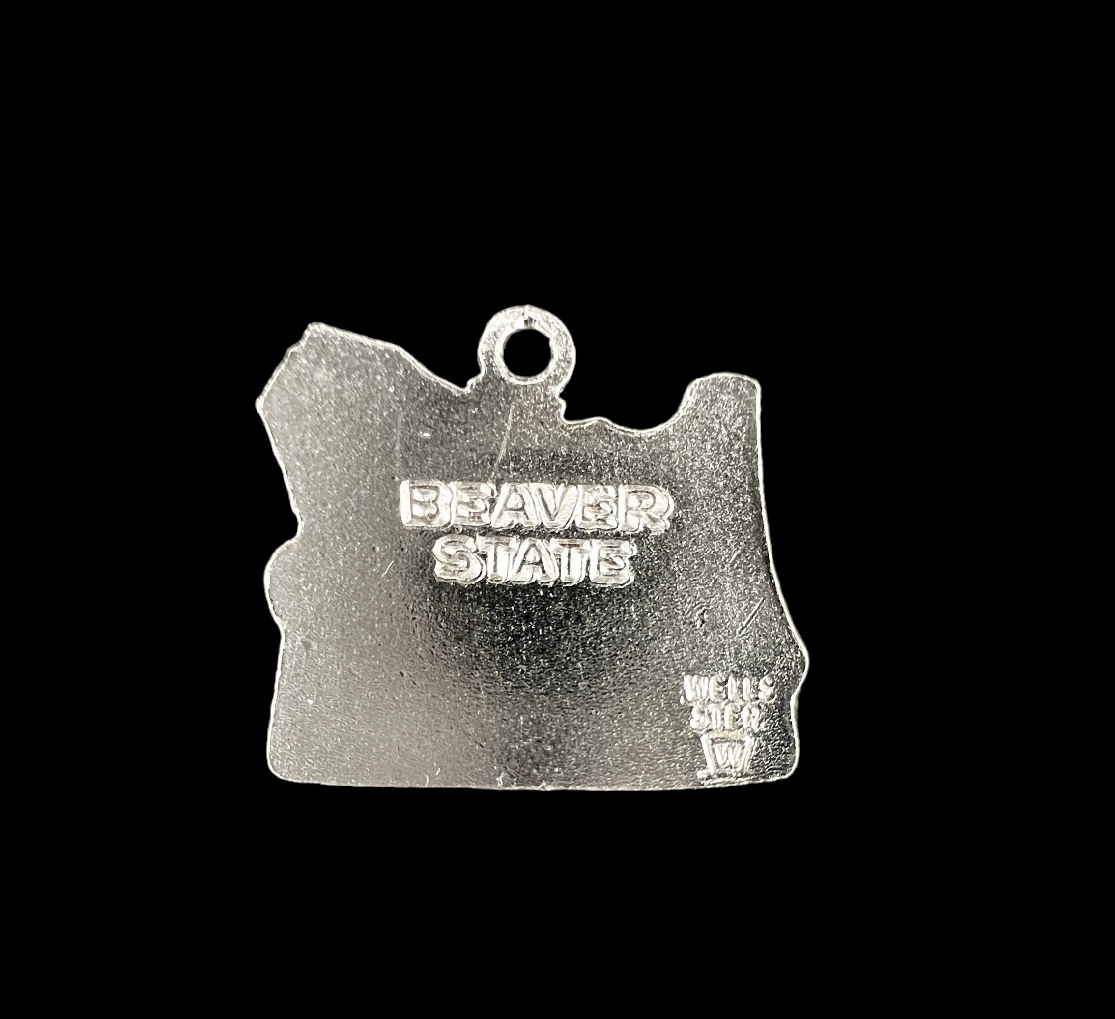 Oregon State | Vintage Sterling Silver & Enameled | Wells Co | Beaver State