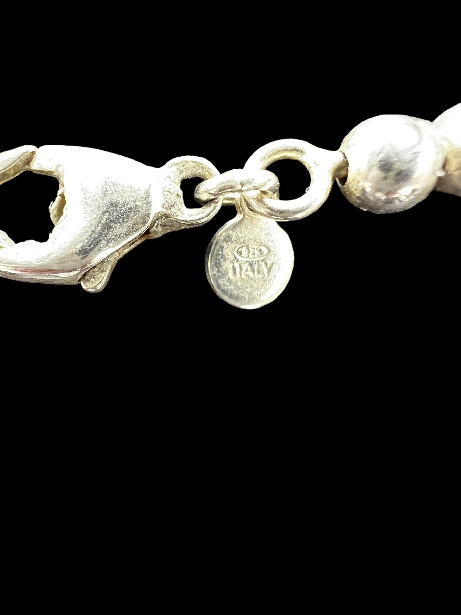 Miabella Sterling Silver Ball Necklace | 18” | 4mm Beads