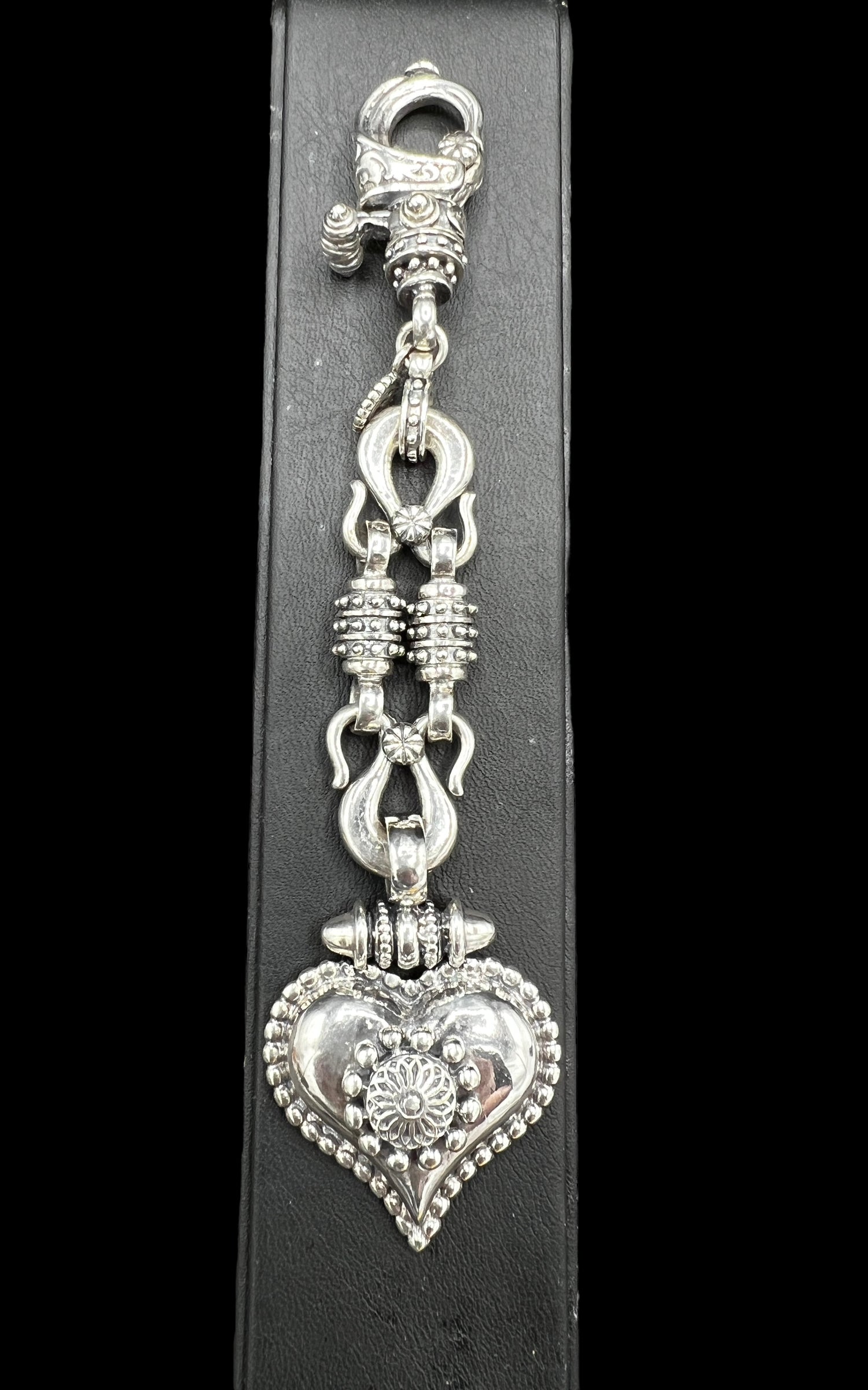 Sterling Silver Keychain/Purse Charm | Signed BC Bowman Originals