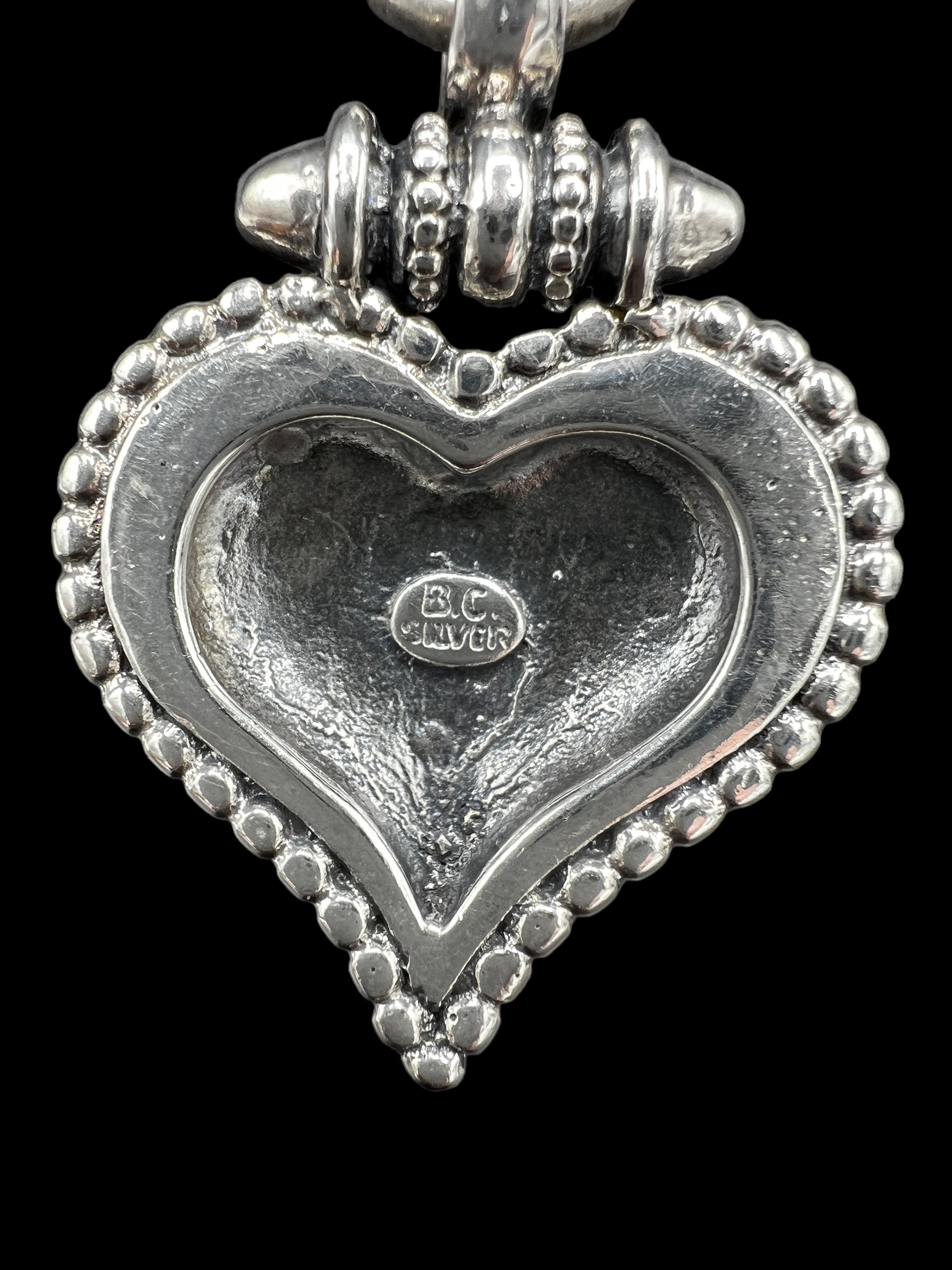 Sterling Silver Keychain/Purse Charm | Signed BC Bowman Originals