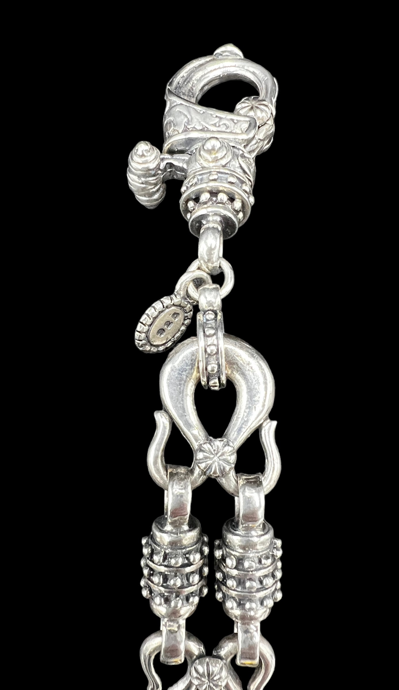 Sterling Silver Keychain/Purse Charm | Signed BC Bowman Originals