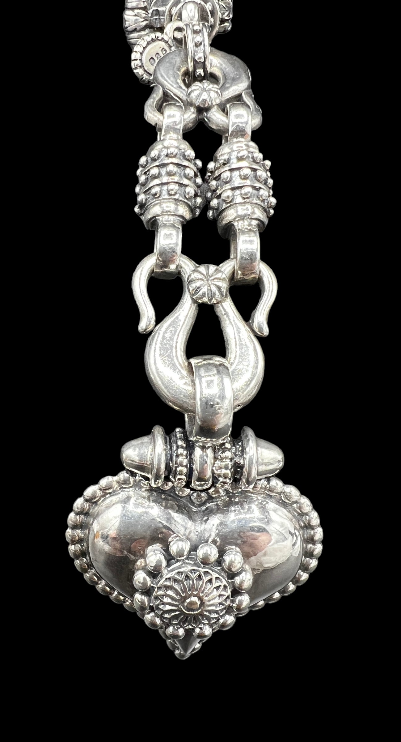 Sterling Silver Keychain/Purse Charm | Signed BC Bowman Originals