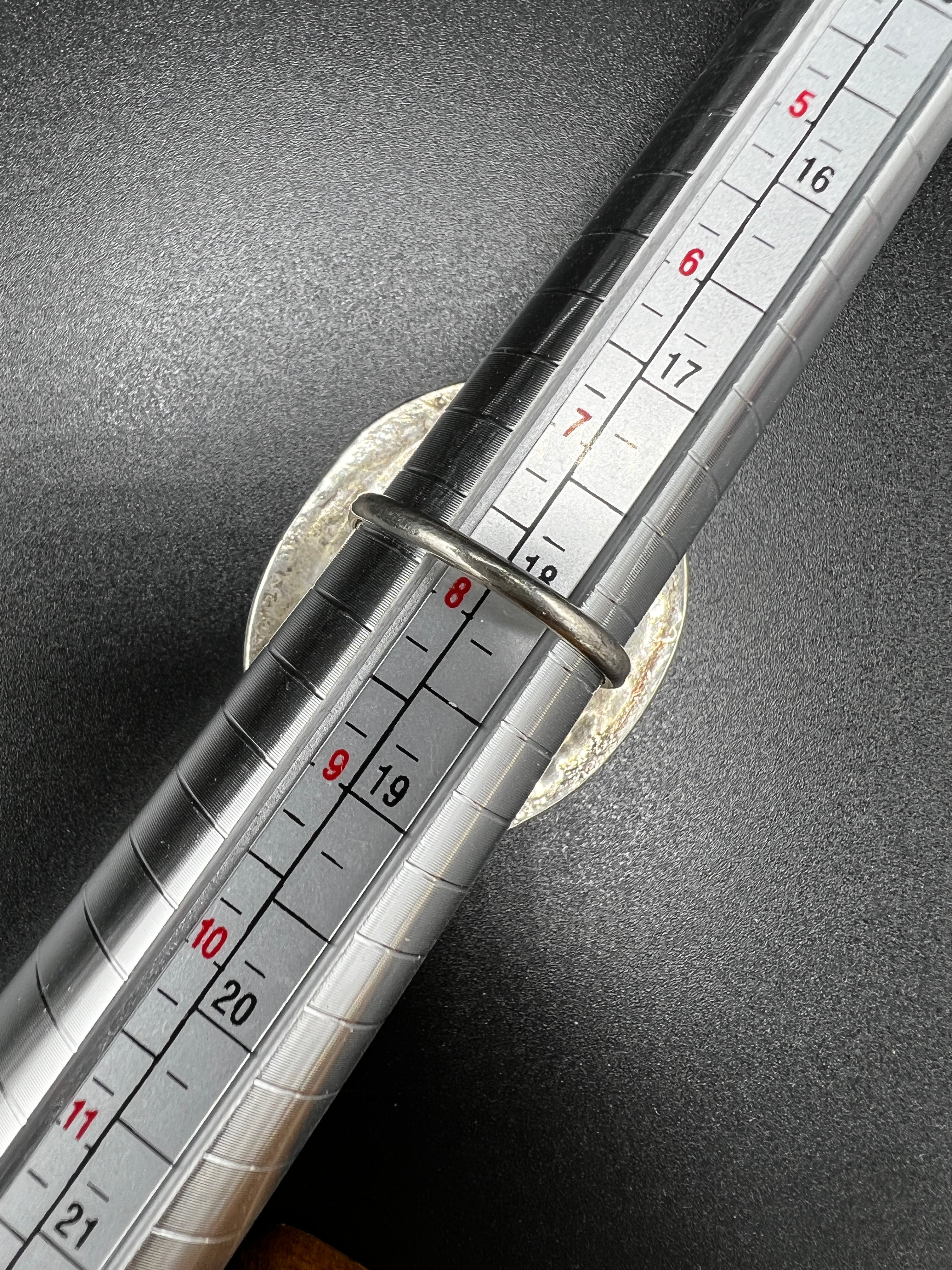 Vintage Inlaid Mother of Pearl & Sterling Silver Zuni Blue Bird Ring