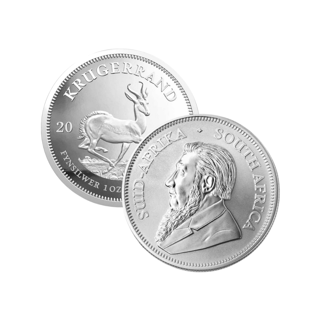 South African | Random Year | 1oz Silver Krugerrand