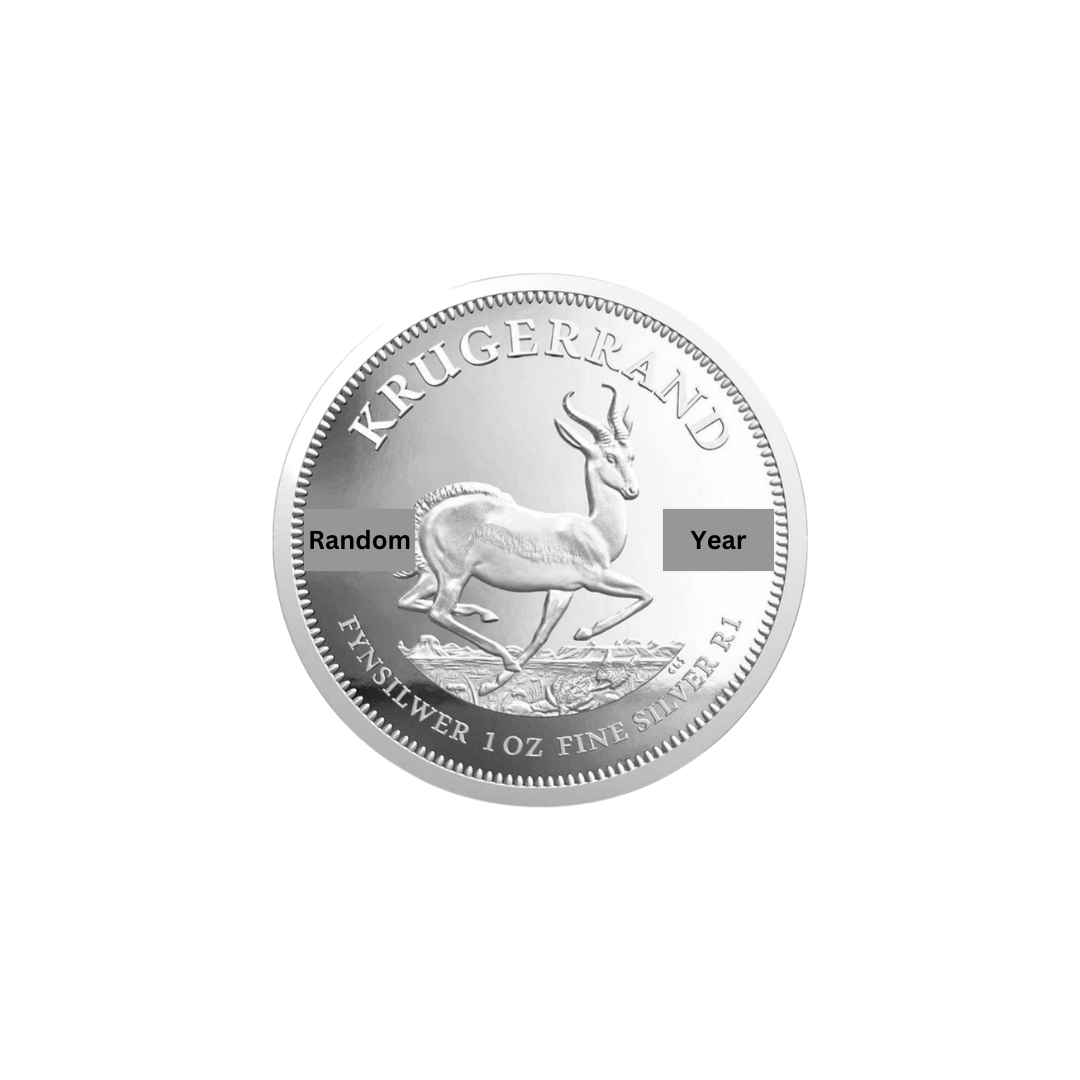 South African | Random Year | 1oz Silver Krugerrand