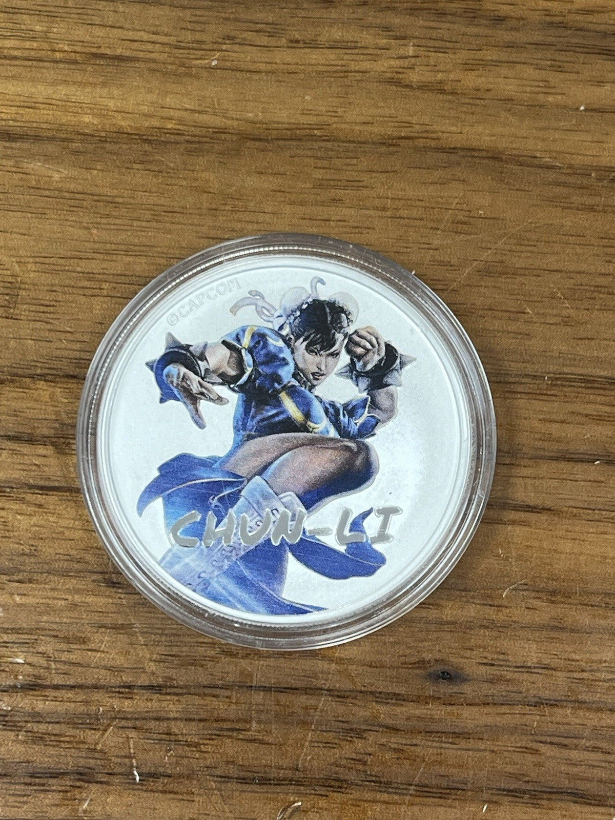 2022 Tuvalu $1 Chun-Li (Colorized) Elizabeth II 1 oz 9999 Fine Silver in Capsule