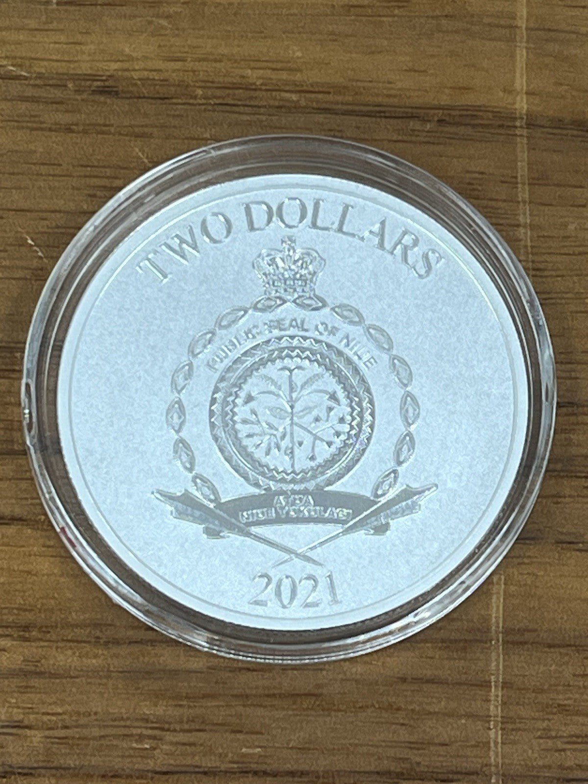Shrek & Donkey 1 oz .999 silver 20th  Anniversary BU coin 2021 in Capsule Niue