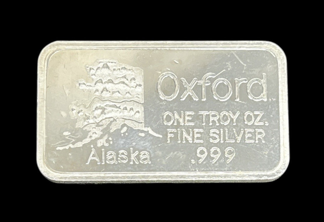 Oxford Mint Refining Alaska-Big Dipper Bar 1 oz .999 Silver (IKA-116)