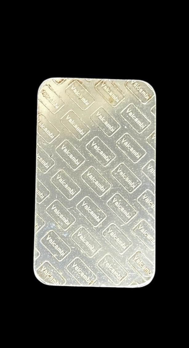 SUPER RARE! 1oz Valcambi Club .999 Vintage Silver Bar