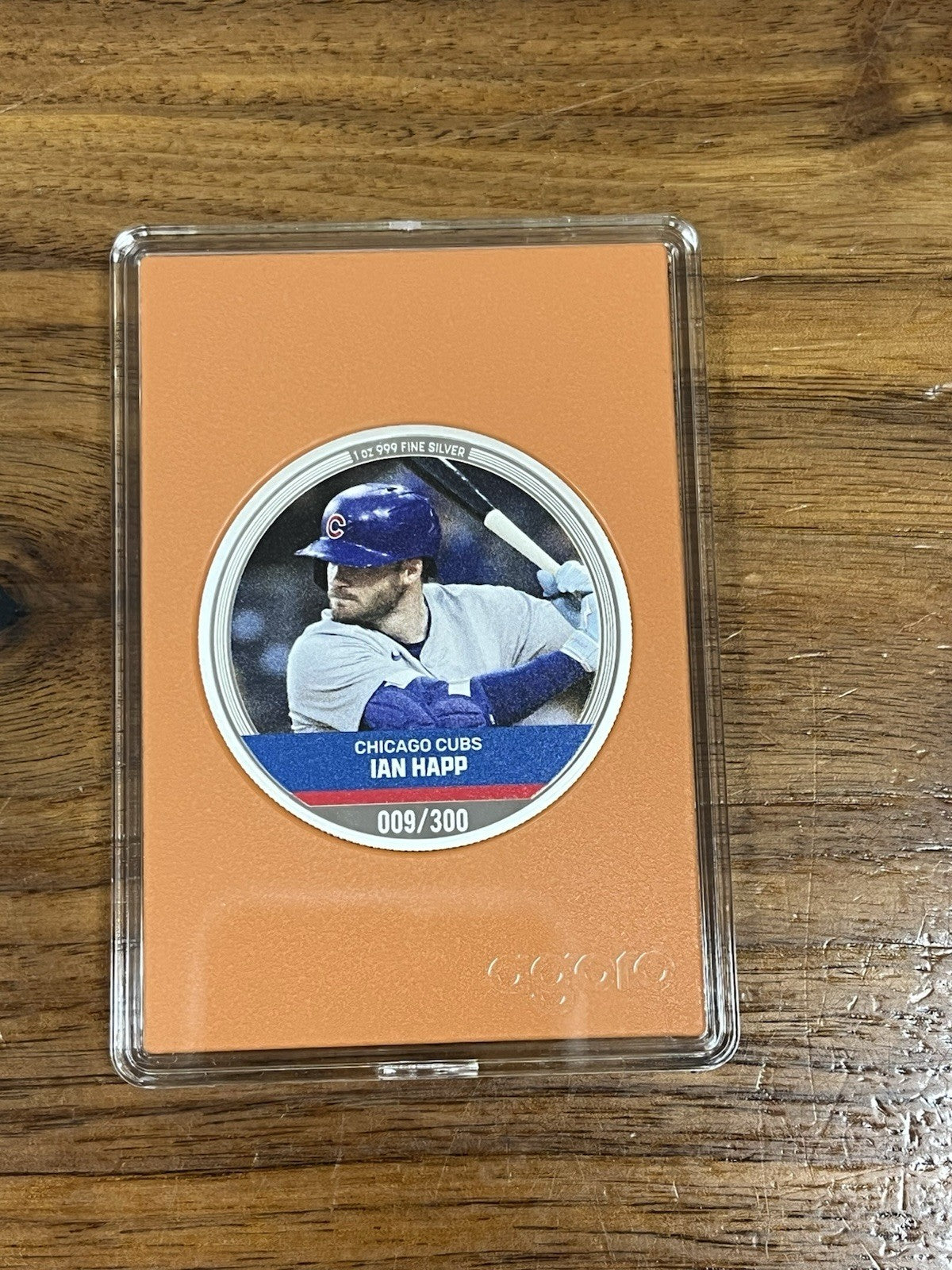 Agoro MLB Silver Coin Ian Happ 1 Troy oz. .999 Fine Silver 009/300