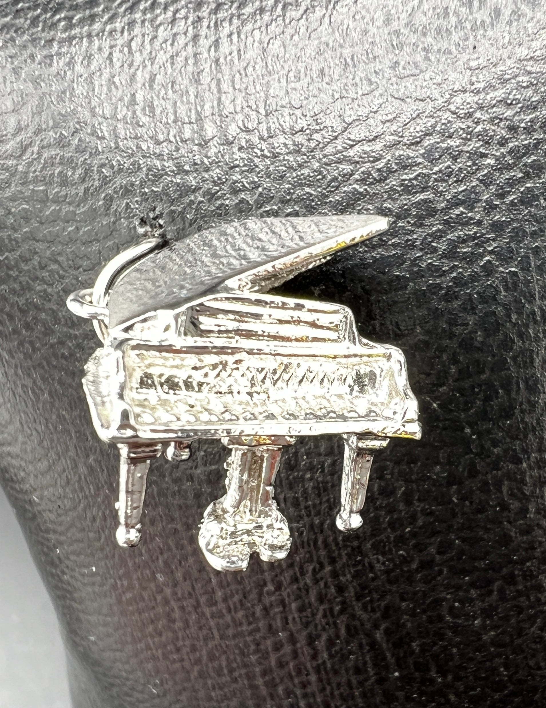 Vintage Sterling Silver Charm | Baby Grand Piano