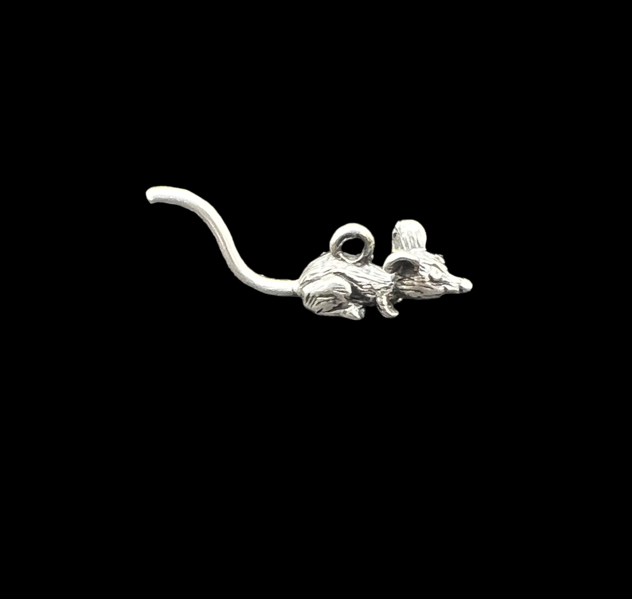 Vintage Sterling Silver Charm | Mouse