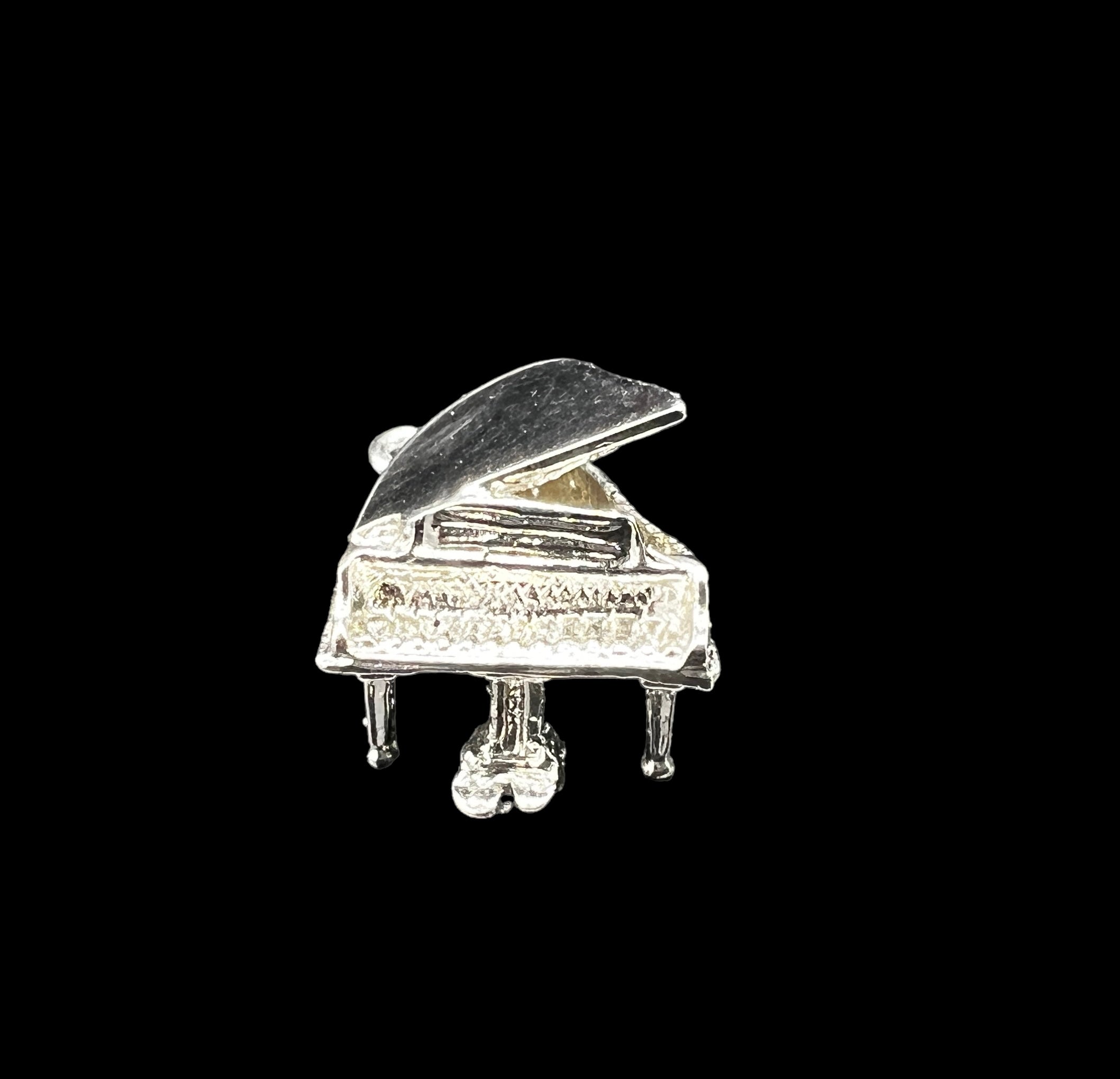 Vintage Sterling Silver Charm | Baby Grand Piano